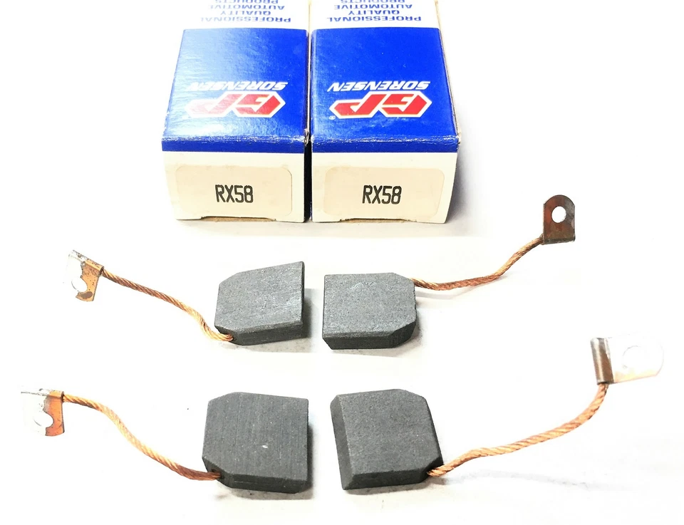 Juego de cepillos alternadores GP Sorensen RX58 [Lote de 2] Nuevo de Lote Antiguo Foto 1 de 4