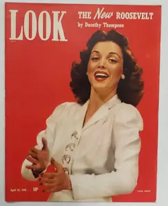 LOOK Magazine April 22 1941 Carol Bruce~Japan~ Firefighters~Bob Feller ~Pepsi Ad - Picture 1 of 9