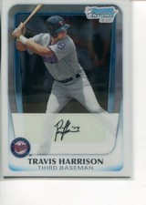 2011 Bowman Chrome Draft Prospects Travis Harrison BDPP41 Minnesota Twins