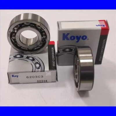 KOYO JAPAN 6203 C3 DEEP GROOVE BALL BEARING, OPEN, NO SEALS 17X40X12 mm - Image 1 of 2