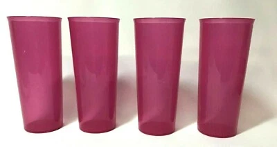 U CHOOSE Tupperware Tumbler Sets of 4--16oz-12oz Glasses Great Condition - Image 1 of 4