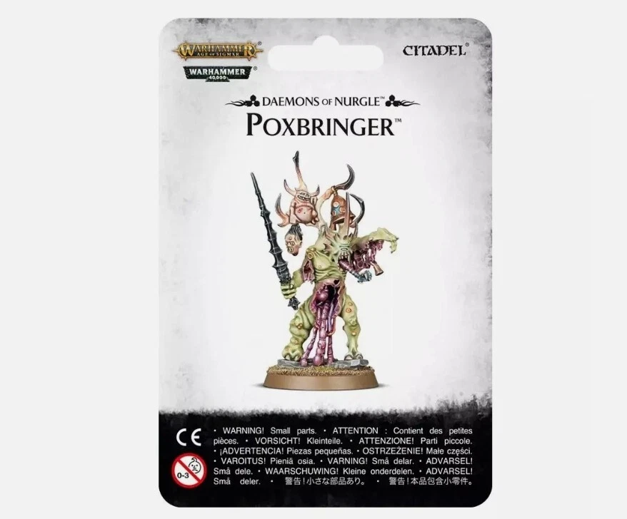 Blister Poxbringer Daemons of Nurgle Chaos Warhammer AOS Age of Sigmar Nuevo en caja Foto 1 de 1