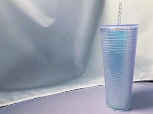 Starbucks 2022 NEW Soft Touch White Unicorn Iridescent Tumbler 24 ounce(710mL) - Picture 1 of 7