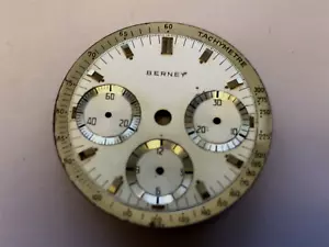 valjoux 72 dial cadran 31MM valjoux 72 R Zifferblatt BERNEY argenté 6 - Zdjęcie 1 z 9