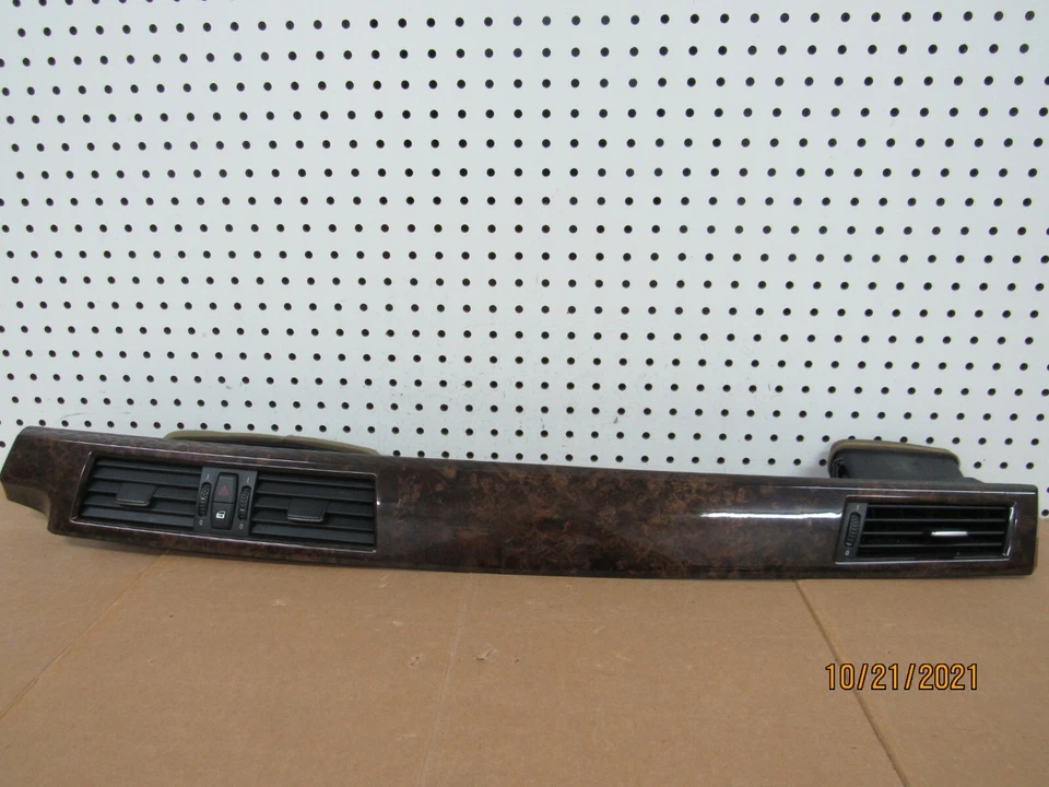 04 05 06 07 08 09 10 BMW 528xi Dashboard Right Side AC Vent Panel Wood TRIM OEM - Изображение 1 из 4
