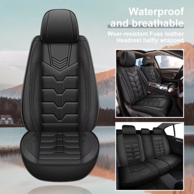 Juego completo de almohadillas protectoras de cuero sintético para 5 asientos para Volvo S60 2001-2019 Foto 1 de 4