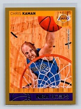 2013-14 Panini NBA Hoops CHRIS KAMAN #198 LAKERS GOLD PARALLEL