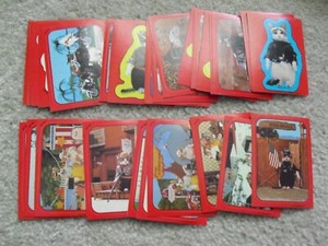 RARE Lot of 32 Vintage 1983 Topps Perlorian Cats Stickers 