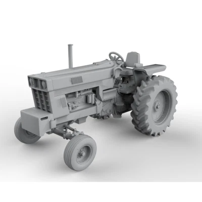 LYT64399 1/87 HO Scale Miniature Car Railroad Scenery Intertillage Crop Tractor - Image 1 of 2