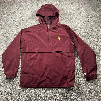 Arizona State Sun Devils Champion Jacket Youth XL Windbreaker Pullover Active - Image 1 of 4