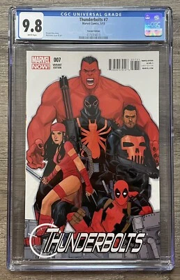 Thunderbolts #7 CGC 9.8 Phil Noto 1:50 Variant, HTF, NM/MT, Marvel Comics, 2013 - Image 1 of 2