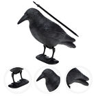 Simulation Bird Model Crow Bird Figurine Crow Sculpture Statue