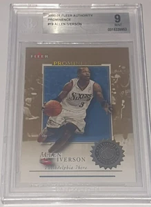 2000-01 Fleer Authority Prominence Allen Iverson #edición/125 - Filadelfia - BGS 9 - Imagen 1 de 1