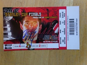 Chris Phillips Autographed 2008 Conference Semi-Finals Ticket - Picture 1 of 3