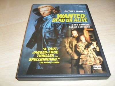 Wanted: Dead or alive - Rutger Hauer Gene Simmons Anchor Bay DVD UNCUT OOP - Image 1 of 3