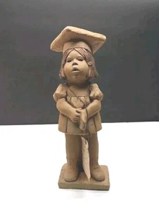 Lee Bortin Mädchen Abschluss Skulptur 12" groß - Bild 1 von 13