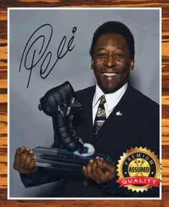 Pelé - Foto autografiada firmada 8 x10 (leyenda del fútbol) reimpresa - Imagen 1 de 4
