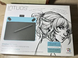 Wacom Intuos Pen Tablet CTH-490 Blue - Picture 1 of 3