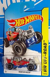 Hot Wheels 2014 New Casting Stunt Circuit #103 Mountain Mauler Red w/ OR6SPs - Picture 1 of 2