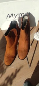 SET 3 Boots Myma texanas camurça Boots Bottes Stiefel Stivali Laarzen - Foto 1 di 9