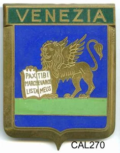 CAL270  - PLAQUE DE CALANDRE AUTO - VENEZIA - Picture 1 of 1