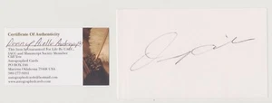 CERTIFIED DANNY AIELLO "THE GODFATHER III" AUTOGRAPHED INDEX CARD - Picture 1 of 1