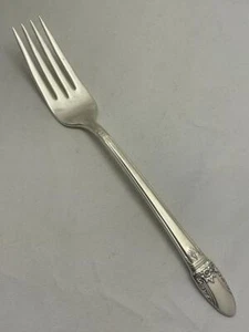 *1847 ROGERS BROS SILVERPLATE *FIRST LOVE* 1 DINNER FORK #B278 - Picture 1 of 6