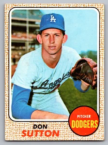 1968 TOPPS #103 DON SUTTON DODGERS - Picture 1 of 3