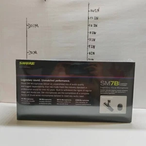 New in Box SM7B Vocal / Broadcast Microphone Cardioid Dynamic US Free Shipping - Picture 1 of 9