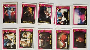 1982 Holland Monte Gum Star Trek II The Wrath of Khan Mini Size Card Set Comple - Afbeelding 1 van 3