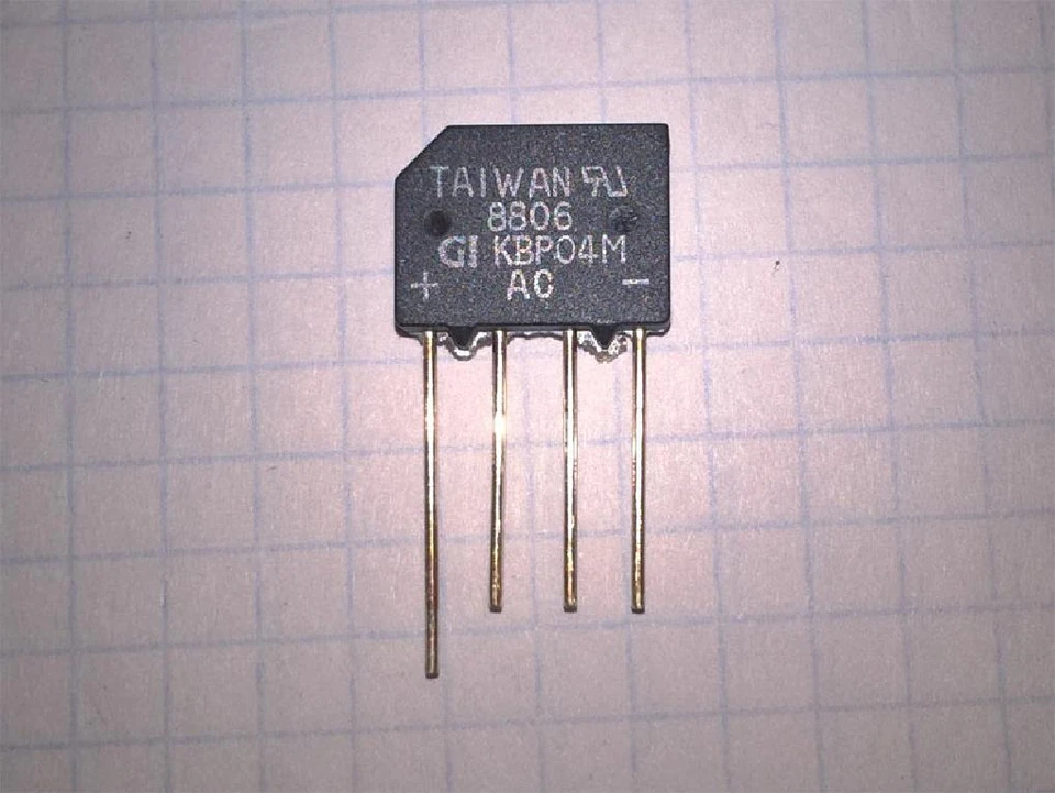 GI KBP04M 3N249 1.5A 400V Glass Passivated Single-Phase Rectifier Bridge Lot5pcs - Image 1 of 1