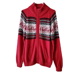 Maglione cardigan lana alpaca bambino Arte Meche full zip donna taglia media/grande - Foto 1 di 9