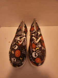 HALLOWEEN TENNISSCHUHE GEIST KÜRBIS SCHÄDEL GR. 7 - Bild 1 von 1