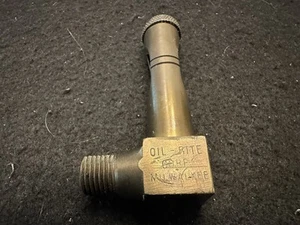 Oil-Rite Liquid Level Indicator Gauge with - Steam EngineElbow - Picture 1 of 8