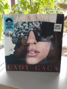 Lady Gaga The Fame Hmv exclusive Blue Vinyl LIMITED EDITION still factory sealed - Picture 1 of 6