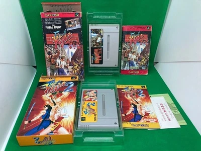 Final Fight ,Final Fight2  Super Famicom SFC "2set" Japanese Tesred - Image 1 of 4