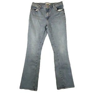 Levis 725 Jeans Womens 32 Blue High Rise Bootcut Medium Wash Stretch Denim - Picture 1 of 13
