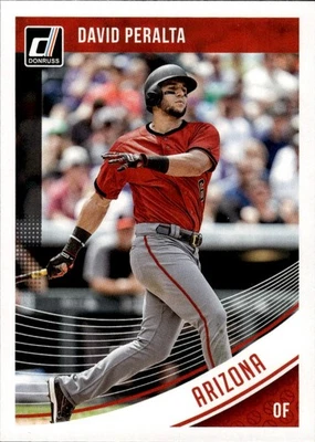 2018 Donruss #52 David Peralta Arizona Diamondbacks - Image 1 of 2