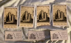 1931 TORONTO Ford Hotel LOT 4 Postkarten & 3 Kalender Werbekarten Exc! - Bild 1 von 3