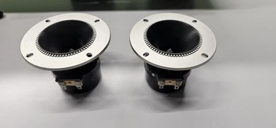  Rare PAIR Vintage Foster Horn Tweeters 49-1288-01 Japan, Tested Working, 8 Ohm - Image 1 of 4