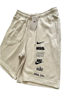 Nike Club Herren Fleece Shorts Größe S, LARGE NSW Urlaub Freizeit Sommer PHANTOM - Bild 1 von 15