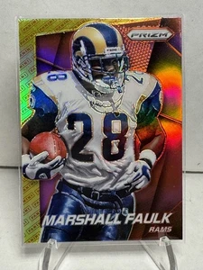 2014 Panini Prizm Panini Logo Prizm Marshall Faulk #48 SP Rare St. Louis Rams - Picture 1 of 2