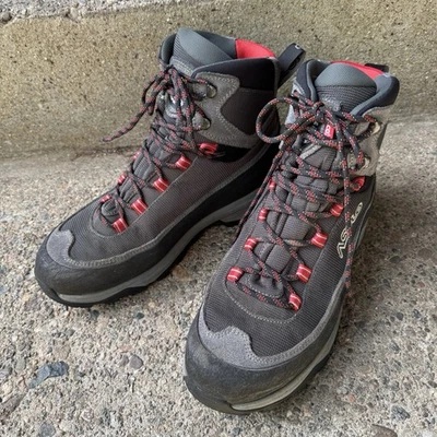 Asolo Arctic Mens 8 Winter Hiking Boots Grey Gunmetal Insulated Vibrant Gortex - Image 1 of 4