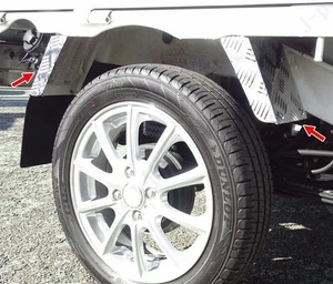 For Daihatsu Hijet S200P S210P Rear Upper Mud Flaps Splash Guards RH LH Set of 4 - Picture 1 of 7