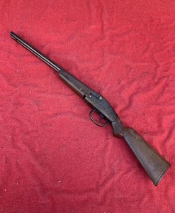 ROUND SPORT CAP PISTOL HUNTING SHOTGUN METAL TOY VINTAGE MINIATURES MADE SPAIN - Picture 1 of 12
