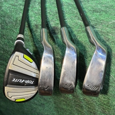 Top Flite Junior Left Handed Golf Clubs Set Hybrid + L/G/MS Wedges Junior Flex - Image 1 of 4