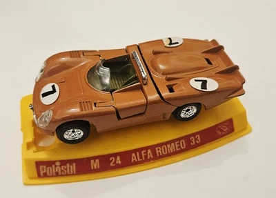 POLITOYS McGREGOR M24 ALFA ROMEO 33  - 1/43 - ORIGINAL MINT - MEXICO RARE - Immagine 1 di 4