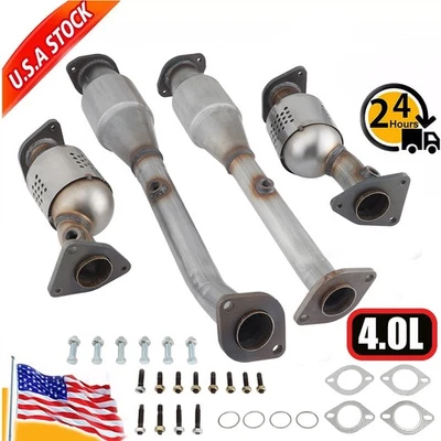 4PCS Catalytic Converter For Nissan NV1500 NV2500 NV3500 4.0L 2012-2016 2017 EPA - Image 1 of 4