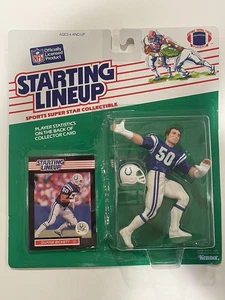Kenner 1989 alineación inicial Duane Bickett Indianapolis Colts NFL fútbol americano raro - Imagen 1 de 5