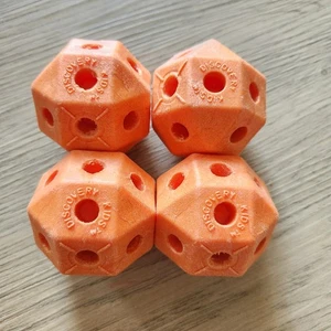 Discovery Kinder Verbindungskugeln 4 Stück für Bau Fort Spielhaus E orange - Bild 1 von 6